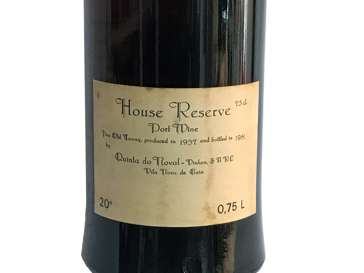 Quinta do Noval House Reserve Port 1937