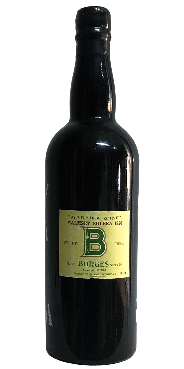 Madeira Borges Malmsey Solera 1920