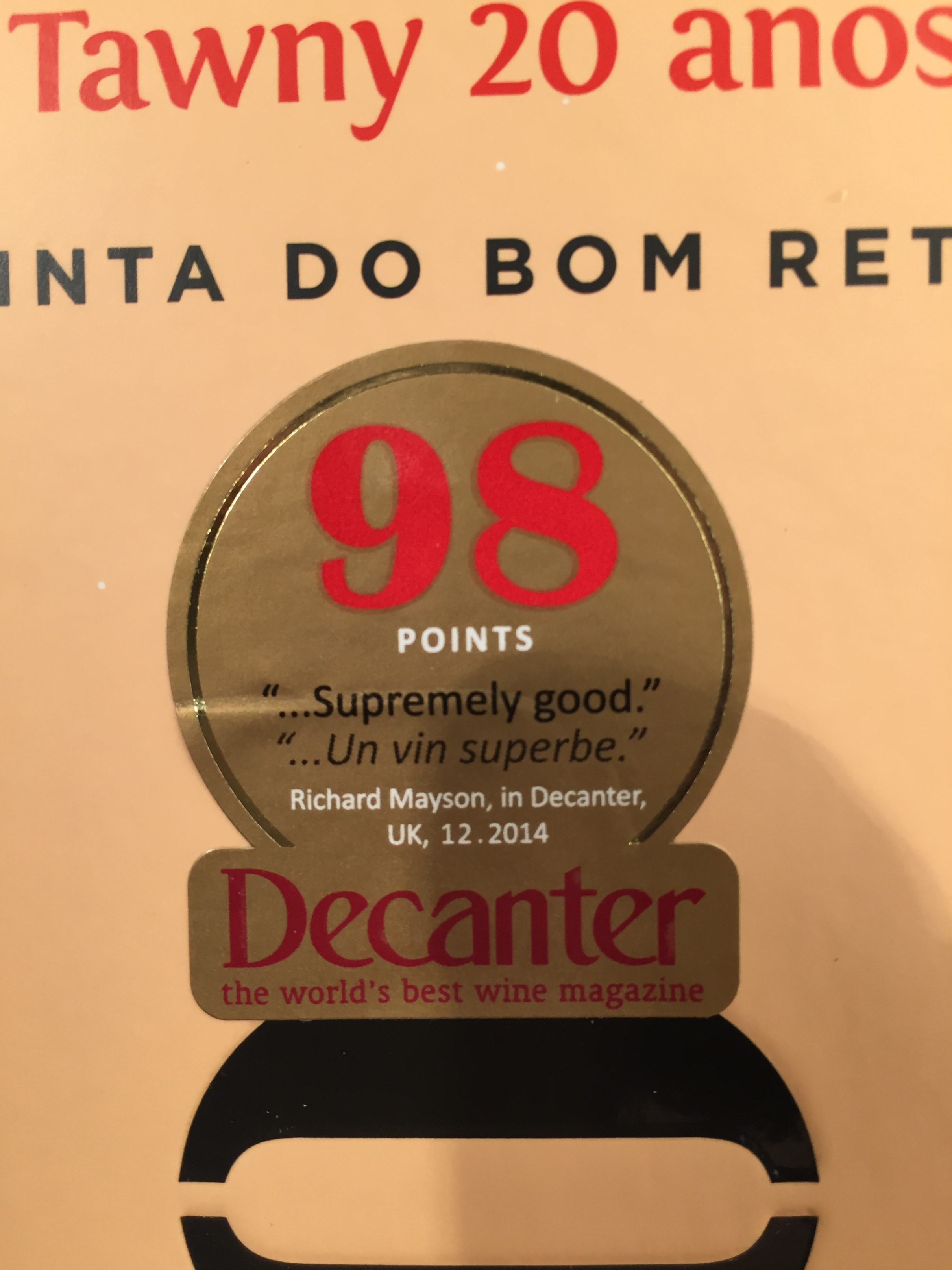 Ramos Pinto 20 Years Old Tawny Port