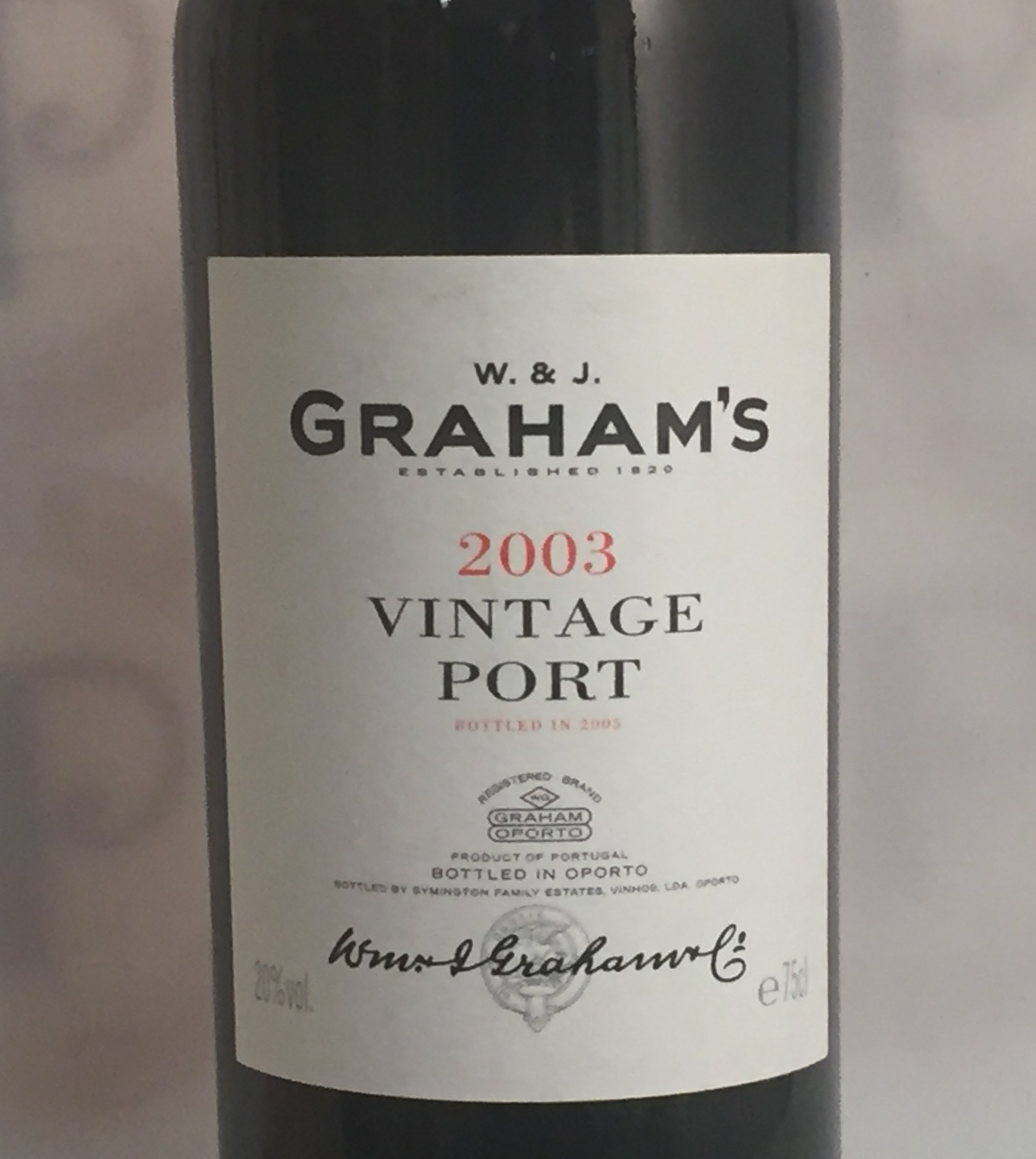Graham´s Vintage Port 2003