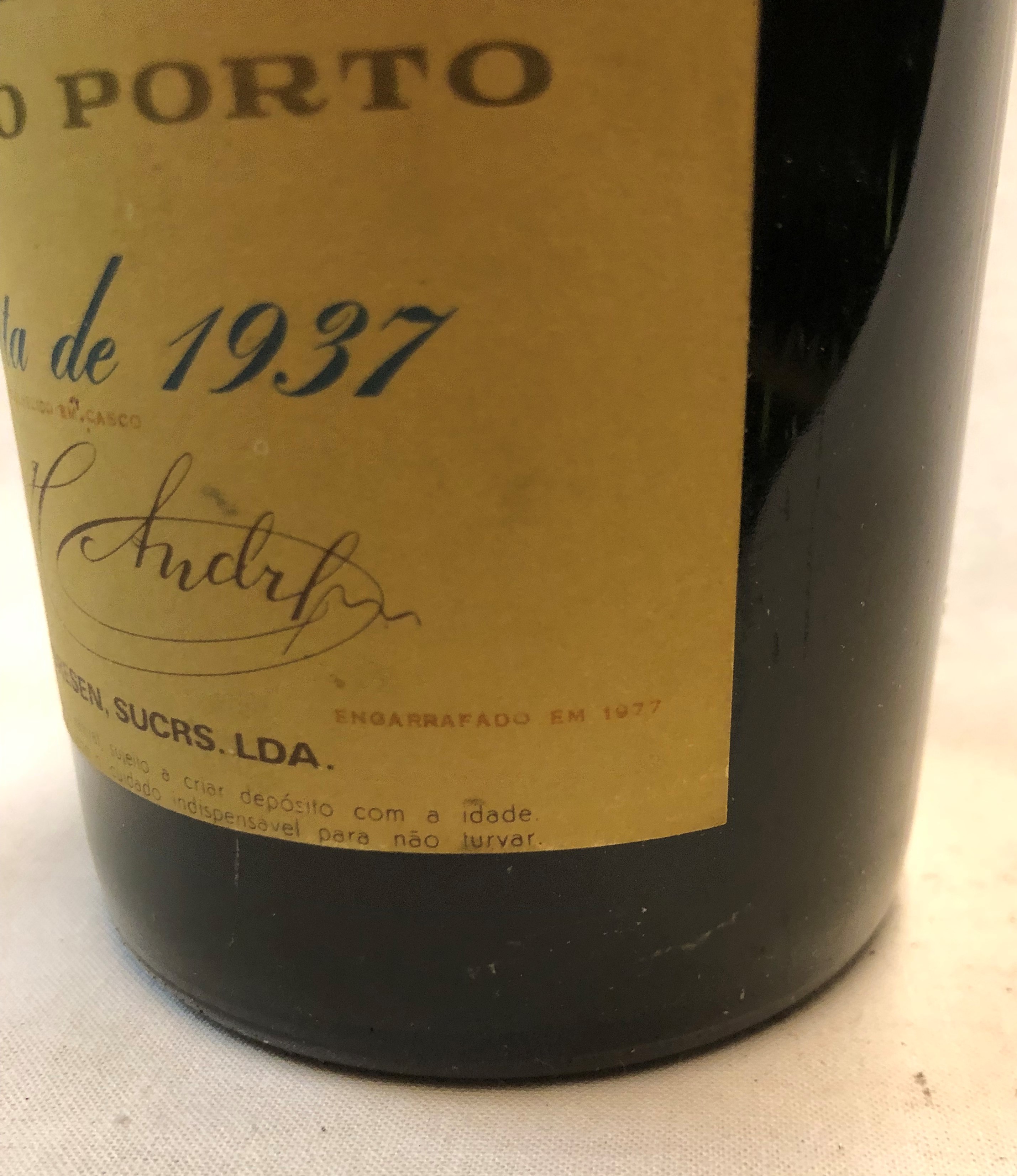 Andresen Colheita Port 1937