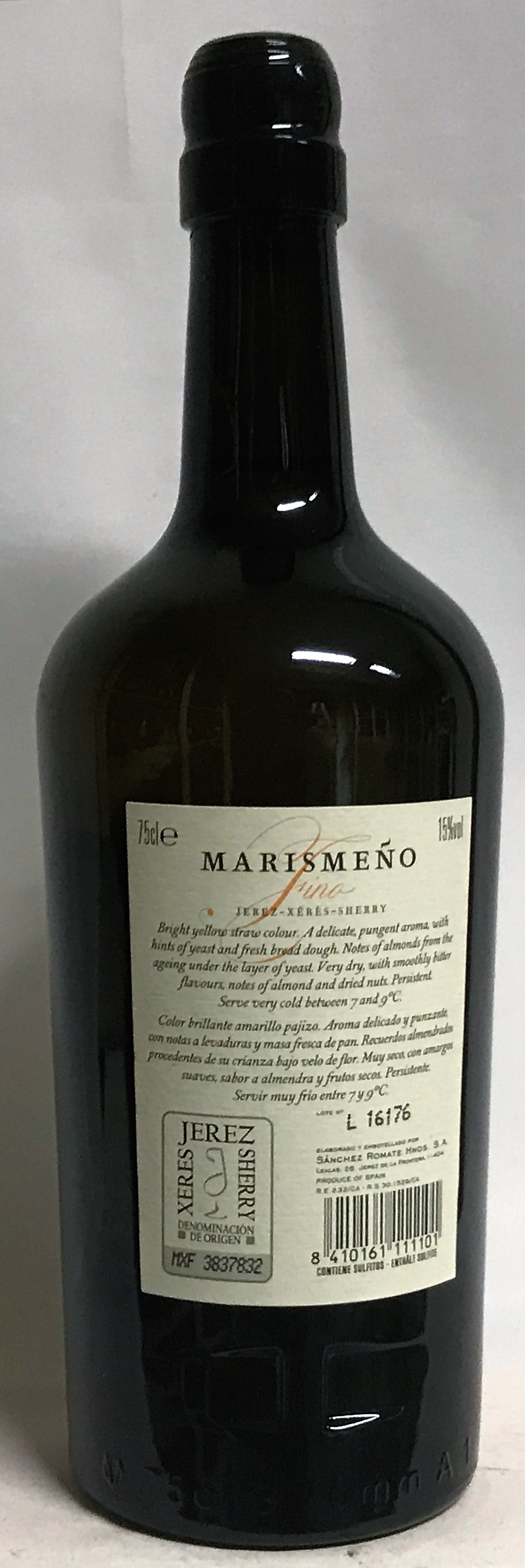 Sherry Romate Marismeno Fino Reserva Especial