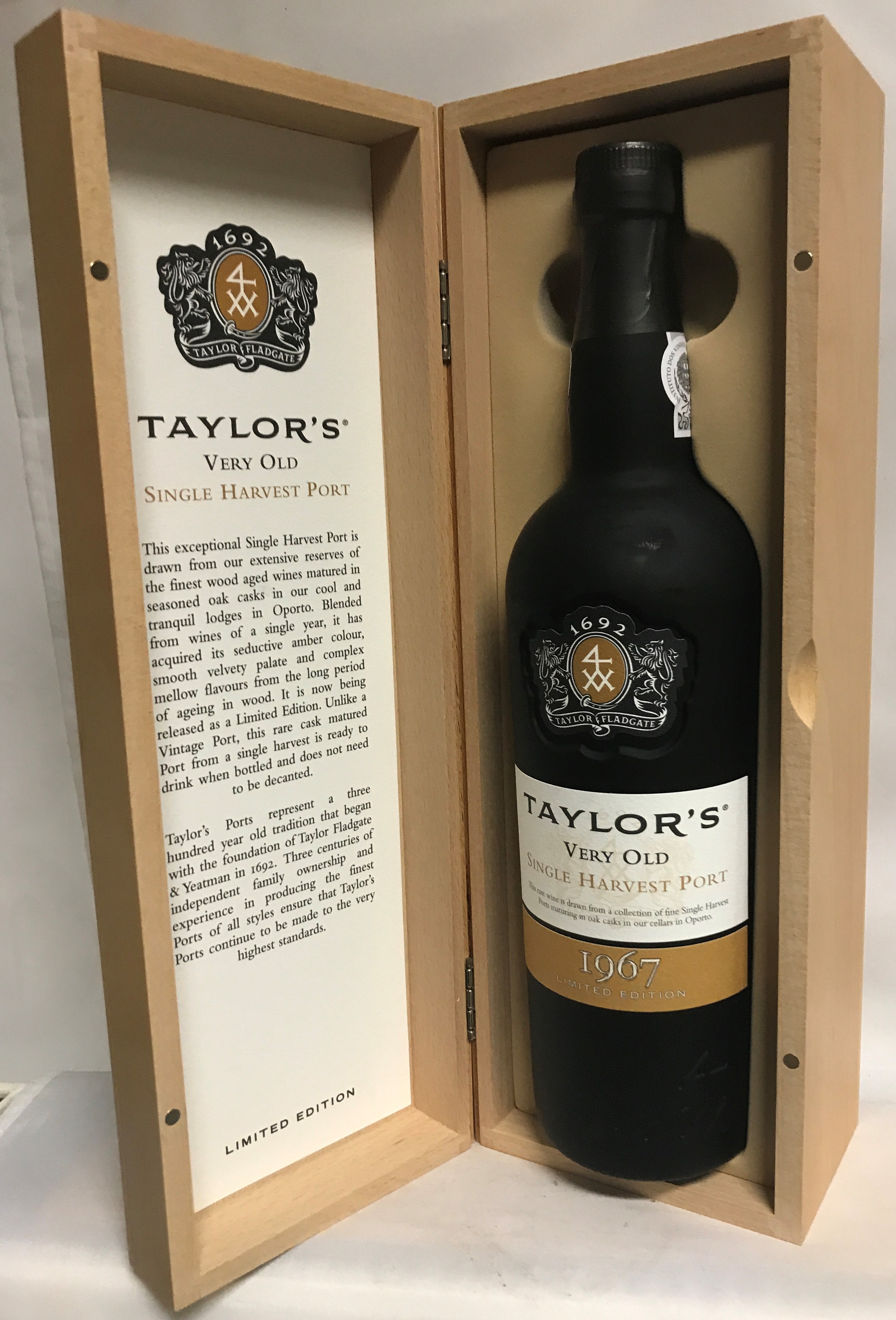 Taylor's Single Harvest Colheita Port 1967
